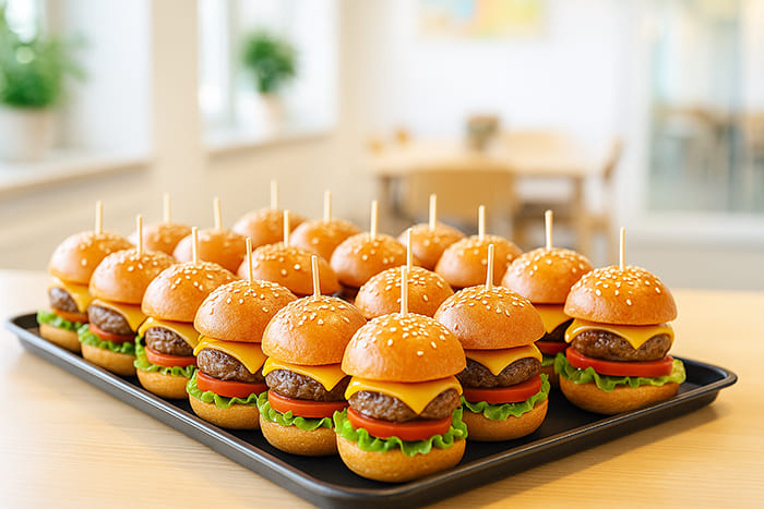 Business Lunch Catering Oldenburg und Umgebung | Mini Hamburger Business Lunch Catering Oldenburg und Umgebung | Mini Hamburger